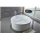 59" WHITE ACRYLIC TUB - NO FAUCET