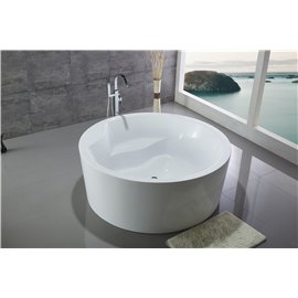 59" WHITE ACRYLIC TUB - NO FAUCET