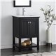 Fresca Manchester 24" Black Traditional Bathroom Vanity