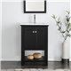 Fresca Manchester 24" Black Traditional Bathroom Vanity