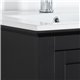 Fresca Manchester 24" Black Traditional Bathroom Vanity