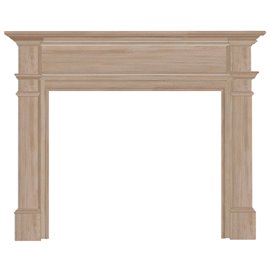 48" Windsor Unfinished Wood mantel. Available Unfinished only. Paint and stain grade.