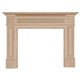 50" Classique Unfinished Wood mantel. Available Unfinished only. Paint and stain grade.