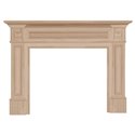 50" Classique Unfinished Wood mantel. Available Unfinished only. Paint and stain grade.