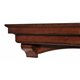 48" Auburn Cherry Distressed Finish Wood Shelf.