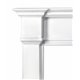 48" Richmond MDF White Paint Wood Shelf.