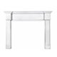 48" Richmond MDF White Paint Wood Shelf.