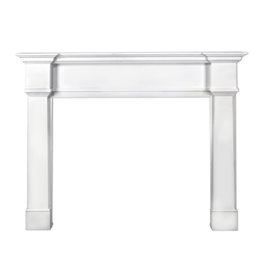 48" Richmond MDF White Paint Wood Shelf.