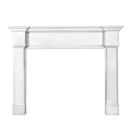 48" Richmond MDF White Paint Wood Shelf.