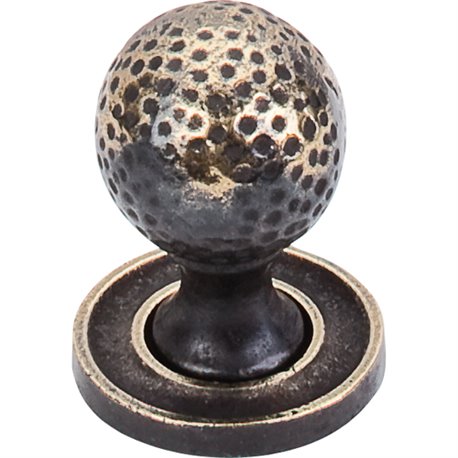 Paris Knob Mottled 1 1/16" w/Backplate