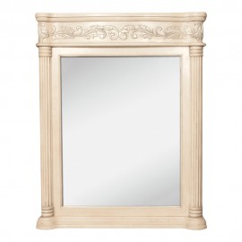 MIR011 Antique white mirror