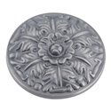 Small Round Hammered Knob - Pewter
