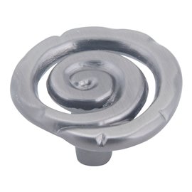 Scroll Knob - Pewter