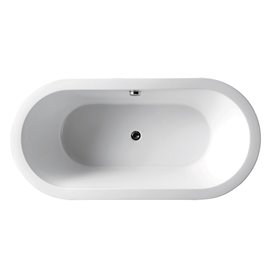 Serenity VTU-1170 70" x 31.5" Freestanding Soaking Bath Tub