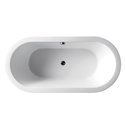 Serenity VTU-1170 70" x 31.5" Freestanding Soaking Bath Tub