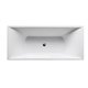 Virtu USA Serenity VTU-1271 71" x 31.5" Freestanding Soaking Bath Tub