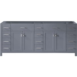 Caroline Parkway 78" Cabinet Only in Grey