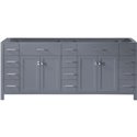 Caroline Parkway 78" Cabinet Only in Grey