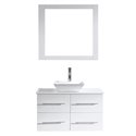 Marsala 35" Single Bathroom Vanity Cabinet Set in White