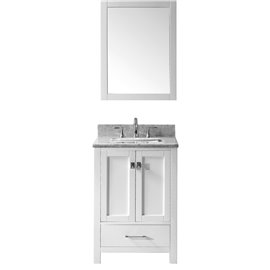 Caroline Avenue 24" Single Bathroom Vanity Cabinet Set in White