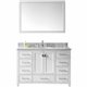 Caroline Avenue 48" Single Bathroom Vanity Cabinet Set in White