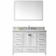 Caroline Avenue 48" Single Bathroom Vanity Cabinet Set in White