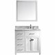 Caroline Parkway 36" Single Bathroom Vanity Cabinet Set in White