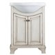 CORSICANA 26" EURO VANITY COMBO - Antique White Finish