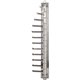 Cascading tie rack. Screw mounted tie/scarf rack. Holds 12 