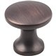 1" Diameter Cabinet Knob. Packaged with one 8/32" x 1" screw