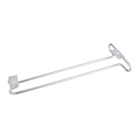 11-7/16" x 1" x 1-3/8" Stem Glass Holder Finish: Satin Chro