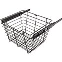 Closet Pull-Out Basket 14"DX17"WX11"H. Heavy-duty wire cons