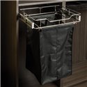  Pullout Hamper. 14" deep 17" wide. Features a Polished Ch