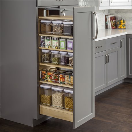 Pantry Cabinet Pullout 5-1/2" x 22-1/4" x 60". 