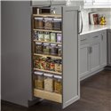 Pantry Cabinet Pullout 8-1/2" x 22-1/4" x 53". 