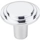 1-1/4" Diameter Stepped Rounded Cabinet Knob. Packaged with