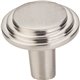 1-1/8" Diameter Stepped Rounded Cabinet Knob. Packaged with