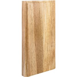 10" x 5-1/2" x 7/8" Plinth Block Species: Rubberwood 