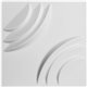 11 7/8"W x 11 7/8"H Artisan EnduraWall Decorative 3D Wall Panel, White