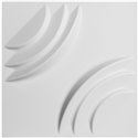 11 7/8"W x 11 7/8"H Artisan EnduraWall Decorative 3D Wall Panel, White