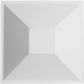 11 7/8"W x 11 7/8"H Diane EnduraWall Decorative 3D Wall Panel, White