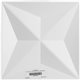 11 7/8"W x 11 7/8"H Kent EnduraWall Decorative 3D Wall Panel, White