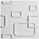 11 7/8"W x 11 7/8"H Oslo EnduraWall Decorative 3D Wall Panel, White