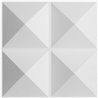 11 7/8"W x 11 7/8"H Tirana EnduraWall Decorative 3D Wall Panel, White