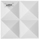 11 7/8"W x 11 7/8"H Tirana EnduraWall Decorative 3D Wall Panel, White