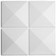 19 5/8"W x 19 5/8"H Richmond EnduraWall Decorative 3D Wall Panel, White