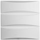19 5/8"W x 19 5/8"H Traditional EnduraWall Decorative 3D Wall Panel, White