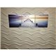 19 5/8"W x 19 5/8"H Wave EnduraWall Decorative 3D Wall Panel, White