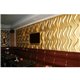 19 5/8"W x 19 5/8"H Wave EnduraWall Decorative 3D Wall Panel, White