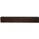 4"W x 4"H x 8'L 2-Sided (L-beam) Rough Sawn Endurathane Faux Wood Ceiling Beam, Espresso Finish